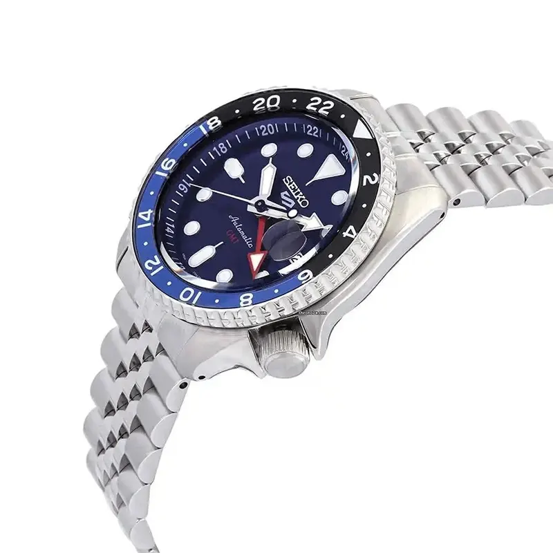 Seiko 5 Sports GMT Automatic Blue Dial Men’s Watch- SSK003K1